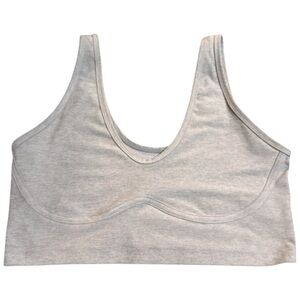 GUC - Beyond Yoga - Tan Heather Space Dye Sports Bra - Medium